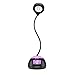 DreamSky Small Alarm Clock with Desk Lamp, 7 Colors Changing Mood Light, USB Port for Cellphone Charging, Snooze, Outlet Powered with DC Adapter Included, Batery Backup.