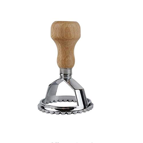 1 Piece Dumpling Maker, Metal Dumpling Mold, 6.5cm Round Ravioli Stamp Pasta Cutter, Pelmeni Dough Dumpling Pie Ravioli Tray, Pastry Maker Mould Tool for DIY Cooking Baking, Ravioli Maker Molding