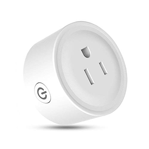 Smart Wifi Plug Sale by Universal Pier,No Hub Required,Overload Protection,Compatible with Alexa and Google Assistant,Control Your Devices Anytime Anywhere | White