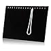 DOTASI Black Velvet Necklace Chain Stand Jewellery Holder Shop Display Organizer(Not Included Necklaces)