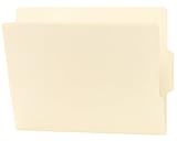 Smead End Tab File Folder, Shelf-Master Reinforced 1/3-Cut Tab Center Position, Letter Size, Manila, 100 per Box (24136)