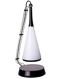 LUOYIMAN Touch Sensor LED Table Lamp with Mini Speaker Table Pendant Lamp/light Triangle and Conical Design LED Eyes-care Light Loudspeaker for MP3 Phone and Adjustable Lightness(Black) by LUOYIMAN