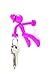 Key Petite – Strong Girl Magnetic Key Holder Key Hook Rack Key Magnet Key Organizer for Fridge Home Office by Peleg Design - Pink