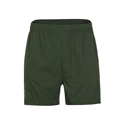 CieKen Men's Fitted Shorts Bodybuilding Workout Gym Running Tight Lifting Shorts (Army Green, Large) - Thumbnail 2