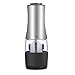 SimpleTaste 2-in-1 Stainless Steel Salt Grinder Electric Salt and Pepper Grinder Set, Battery Powered Salt and Pepper Mill Salt and Pepper Shakers with Adjustable Ceramic Grinding Mechanism