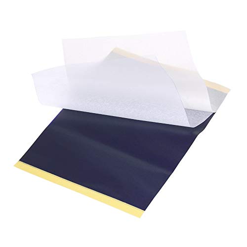 15 Sheets Tattoo Transfer Paper Tattooing Carbon Thermal Stencil Copier Paper Tracing Paper Tattoo Accessories with 4 Layers