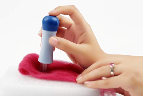 image for shangmu Felting Needle Tool with Seven Needle + Felting Needle Mat Bru