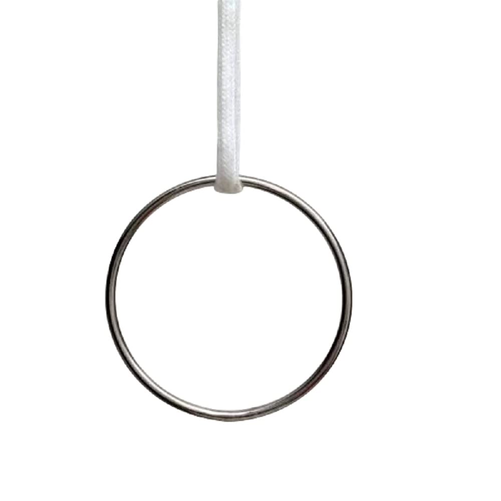 MilesMagic Magician's Ring and Rope Gimmick for Various Street or Stage Mentalism Real Close Up Illusion for Easy and Professional Routine Magic Tricks