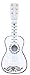 DOFER Toy Coco Guitar Handmade Coco White Guitar Coco Kids Guitar Toy Guitar Version Coco Movie Toys Guitar from Coco The Movie Toy Guitar for Kids Coco Miguel Coco Guitar