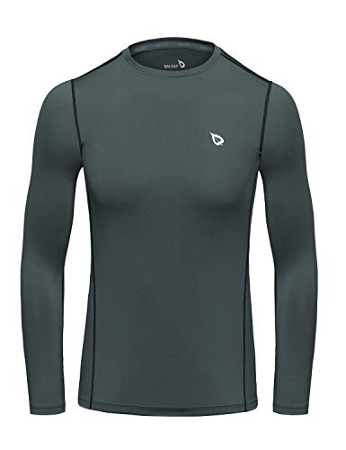 BALEAF Camisas de compresión para niños y jóvenes Camisetas interiores de rendimiento deportivo de manga larga