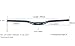 UPANBIKE Mountain Bike Handlebar 31.8mm, Aluminum Alloy MTB Bicycle Riser Handlebar Extra Long 700mm with Paint Matte Surface