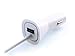 New Rapid Fast Dual USB Car Charger for Apple iPhone X 8 8+ 7 7 Plus 6 6S 6+ 6S+ SE 5 5S iPad Air - 5v=2.4A - White with Red LED
