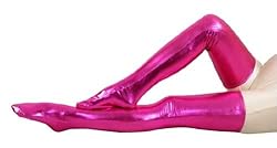 Seeksmile Unisex Shiny Metallic Spandex Skintight