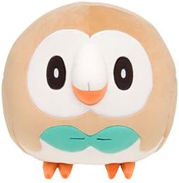 Pokémon Sun and Moon Pokemon Center Limited Soft Plush Motchiri Manmaru Collection Rowlet