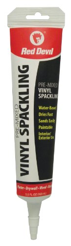 Red Devil 0615 Vinyl Spackling Squeeze Tube 5.5 Oz.