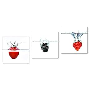 Canvas Wall Art Fruits Dancing in...