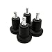 Master Caster 70178 Low Profile Bell Glides, 100 lbs./Glide, B Stem, 5/Set