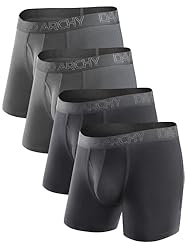 DAVID ARCHY Mens Underwear Boxer Briefs Breathable