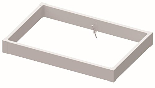 Superior Lawn and Garden 815604608 Raised Bed Kit, White