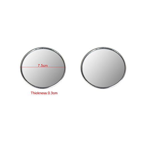 image for Aumo-mate 1 Pair New Driver Side Wide Angle 3-inch Round Convex Car Ve