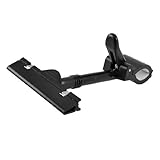 1 X Black Plastic 360 Degree Rotating Pole Double Clamps Pop Thumb Display Clip