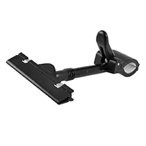 uxcell Black Plastic 360 Degree Rotating Pole Double Clamps Pop Thumb Display Clip