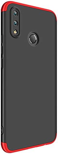 for Huawei Nova 3i P Smart+ Case, 360 Degree Full Protection + Ultra Thin Protective Hard PC Shockproof Back Full Cover Case for Huawei Nova3i / P Smart Plus (Red & Black)