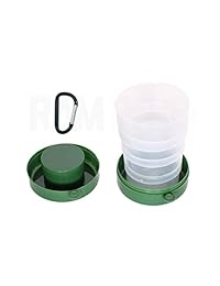 Collapsible Camping Cup 7 ounce with Carabiner Hoo