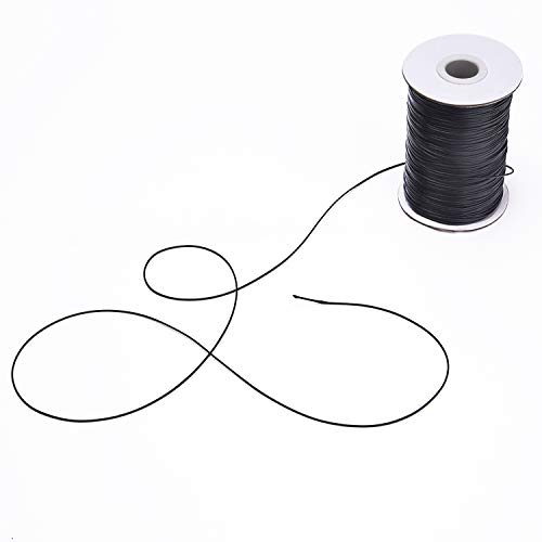 Livder 175 Yards 1 mm Waxed Polyester Cord Thread Bracelet Necklace String Wire for Jewelry Making Beading Crafting