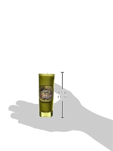 DecoGlow CDL5473 Candle, Cocktail Lounge Absinthe, Small