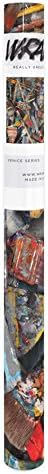 Wrapped Sherman/Scattered Artist's Paint Brushes Wrapping Paper in Roll, 23 by 35-Inch