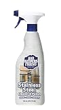 Bar Keepers Friend Stainless Steel Cleaner & Polish (25.4 oz) - Cleans Stainless Steel Refrigerators, Kitchen Sinks, Oven Doors, Oven Hoods, and Other Stainless Steel Surfaces (1)