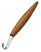 BeaverCraft Spoon Carving Hook Knife SK5 2" - Double Sided Sharpening Curved Wood Carving Knife Wood Carving for Carving Spoons Bowls Cups Crooked for Professional Spoon Carvers and Beginners