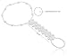 Bienvenu 2 Piece White Ankle Bracelet Crochet Anklets Barefoot Sandals Foot Jewelry, White