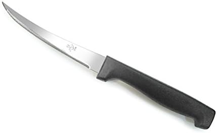 Chef Pro CPK411 Multi Purpose Serrated Kitchen Knives, Black