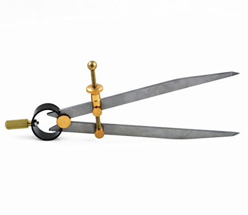 GemRed Caliper Spring Divider Caliper (Spring Divider Caliper Compass-Flat leg 6")