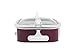 Crock Pot 3.5 Quart Programmable Digital Casserole Crock Slow Cooker, Cranberry