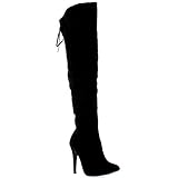 Womens Thigh Platform High Heels Stilettos Stretch Over The Knee Boots