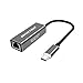 aROTaO USB-C to Ethernet Adapter, Thunderbolt 3/ USB 3.1 Type C to RJ45 Gigabit Ethernet LAN Network Adapter Compatible for MacBook,MacBook Pro,ChromeBook Pixel, iPad Pro 2018, Samsung S8/S9 and More