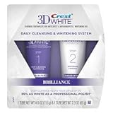 Crest 3D White Brilliance Daily Cleansing Toothpaste and Whitening Gel System, 1 ea