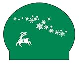 Aqua World Reindeer Novelty Swimming Cap