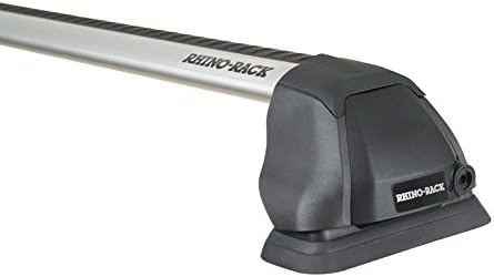 Compatible with: BMW 3 Series E90 4dr Sedan 2006 to 2011 - Rhino-Rack Vortex 2500 RS Silver 2 Bar FMP Roof Rack