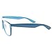 zeroUV - Retro Party Super Neon Color Horn Rimmed Style Eyeglasses Clear Lens Glasses