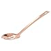 Juvale Slotted Spoon - Copper Coated - Ideal for Straining Vegetables and Soup - Rose Gold, 14 x 1.2 x 5.5 Inches