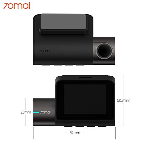 70mai Pro Dash Cam, Car DVR 1944P FHD,Car Video Built-in WiFi, Dash Camera with Night Vison for Cars, Dash cams with Voice Control, APP Control dashcam, On-Dash Cameras as Parking Monitor - Thumbnail 4