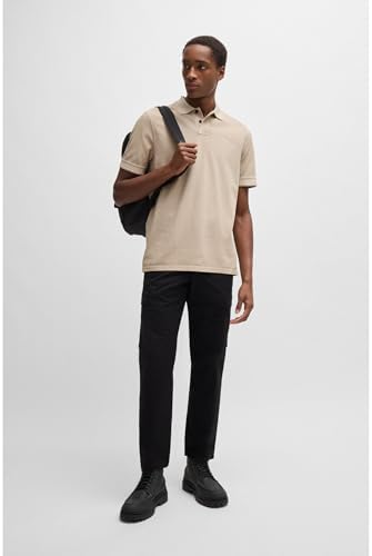 Boss prime polo, bege claro271, l para homens