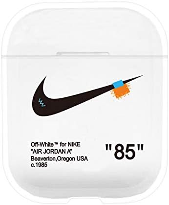 AirPods Case Cover Compatible for Apple AirPods 1 & 2 Shock Proof, Protective Dust Resistant Skin Cover For IPhone X/XS/XR/X MAX7/7P/8/8P DESIGNER STREET FASHION (Clear 03)