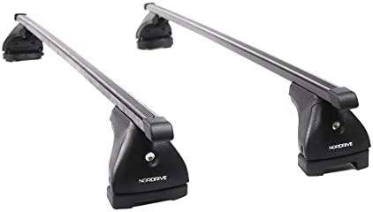Lockable Nordrive Roof Bars for BMW 3 Series 1998-2005