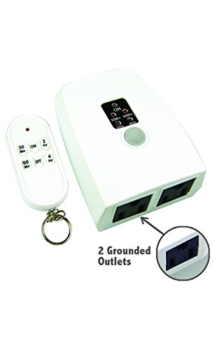 ECOPlugs Electric Outlet Timer with Remote Control,Countdowm timer outlet remote