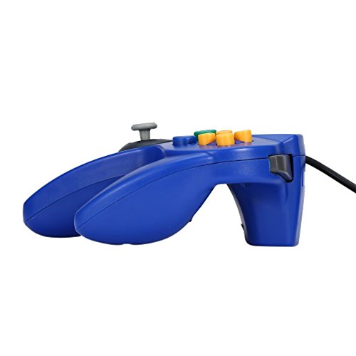 Game Controller Diswoe Wired Controllers for Nintendo 64- Blue